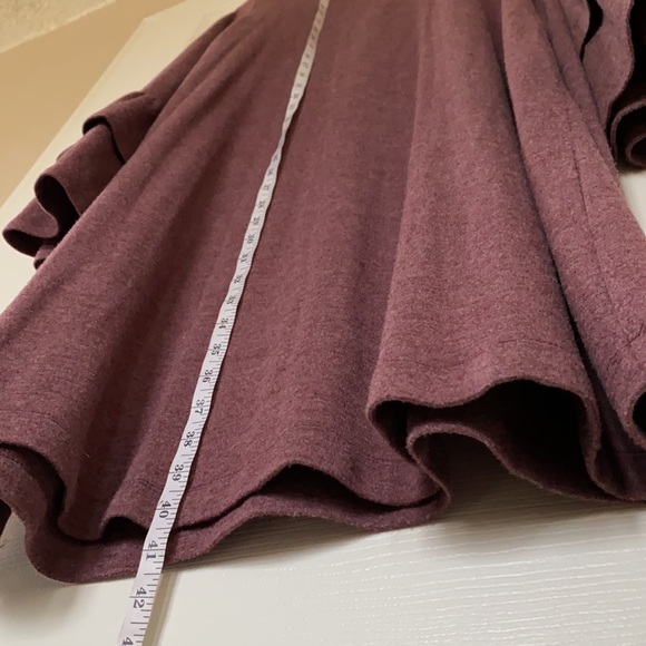 NWOT Loft Mid-Length Dress with Ruffled Sleeves - Picture 7 of 11